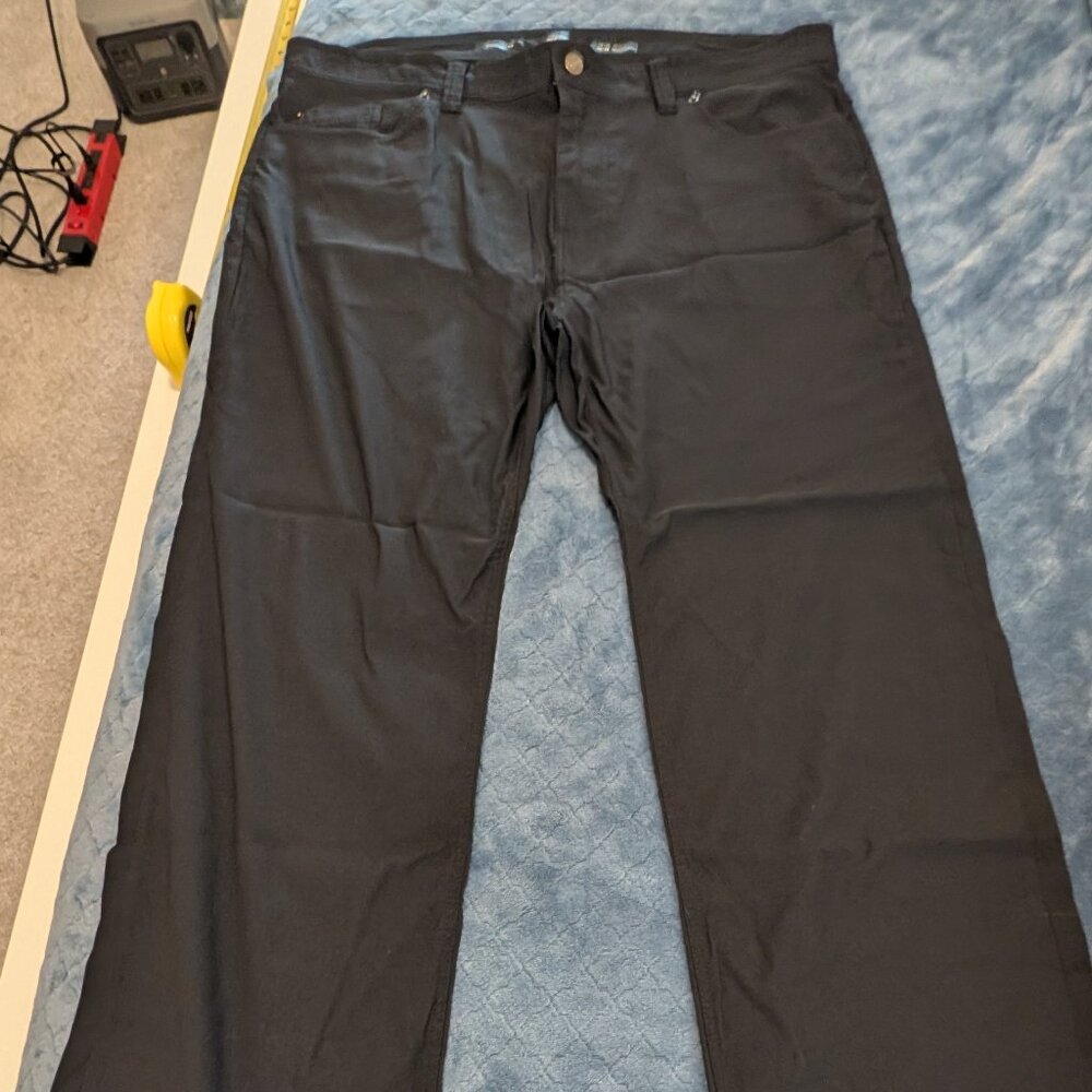 prAna Stretch Zion 5-Pocket Standard Pant 40x30 - Black